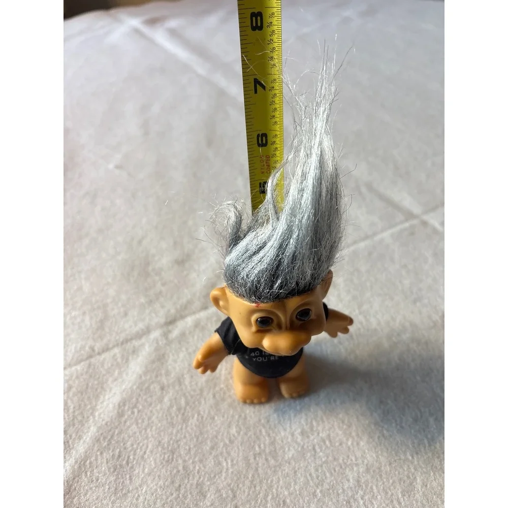 Russ‎ Troll Doll 40 Isn't Old You're A Tree Black T Shirt Collectible Toy I